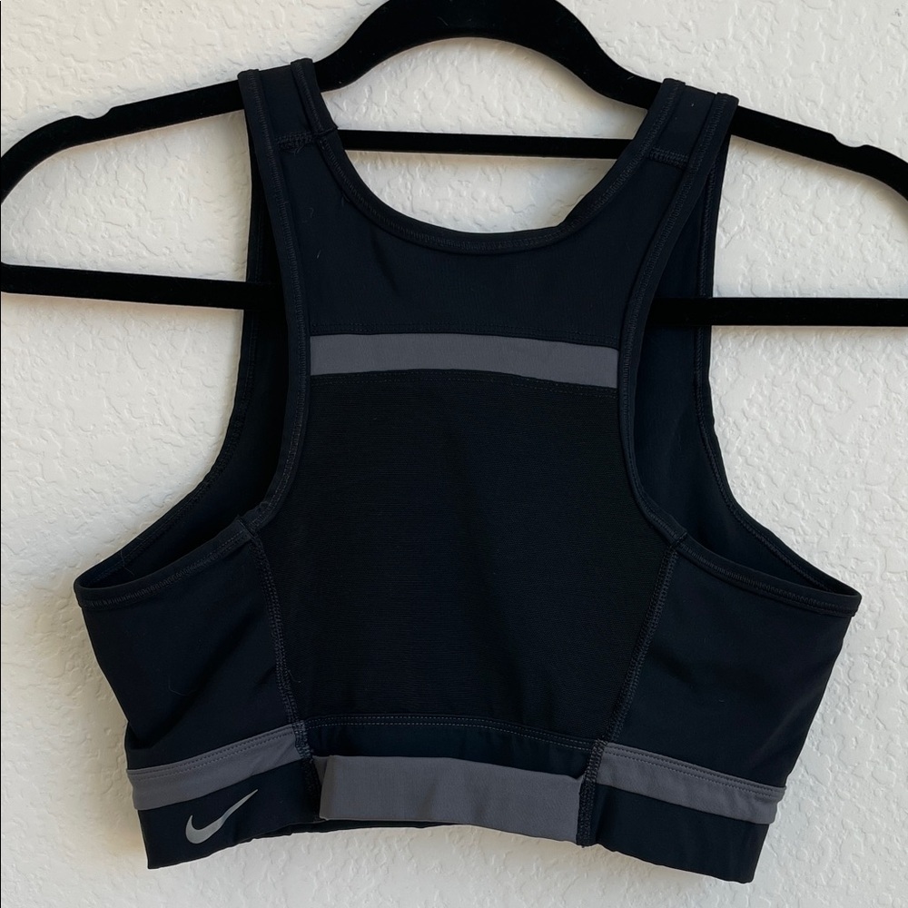 Nike Black And Gray Run Dvn Sports Bra S View 5